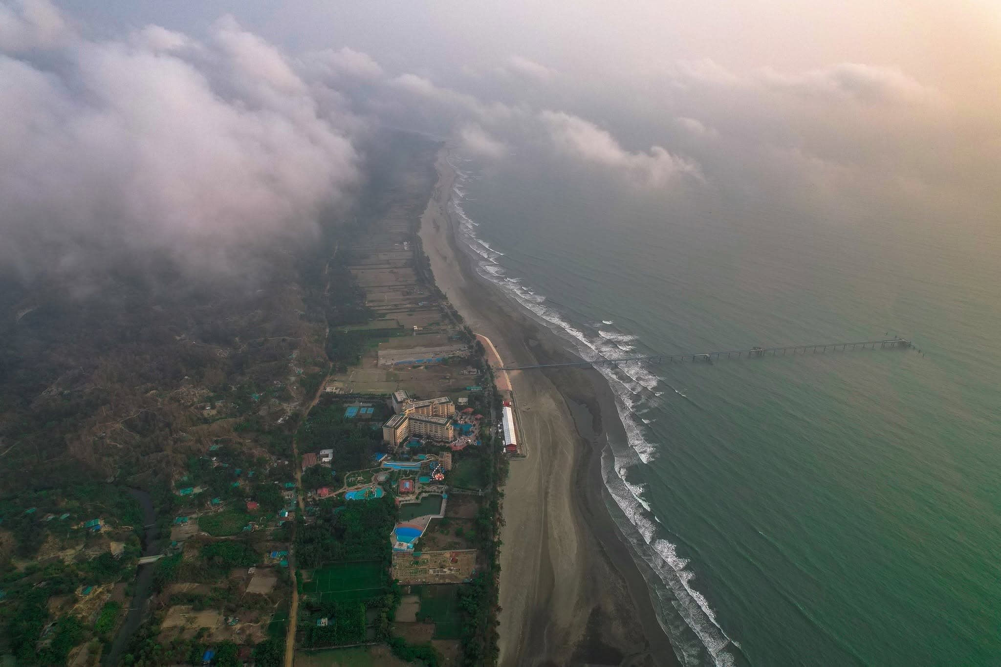 The Wave Resorts ocean view property along Inani Beach